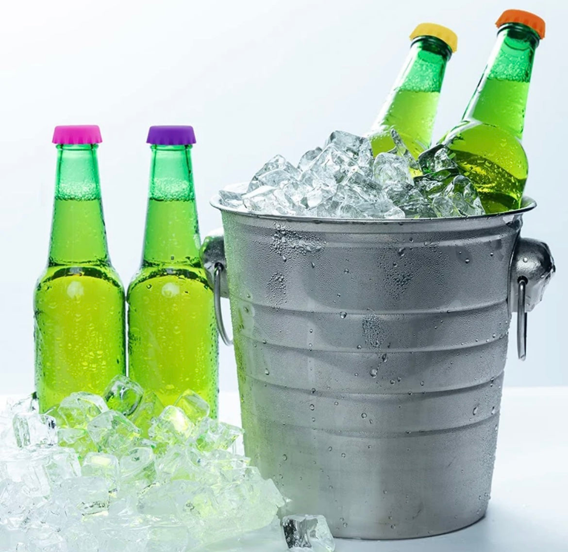 Beer Toppy | 3x Bierflaschen Schutz | Getränkeschutz gegen K.O.-Tropfen | Flaschenverschluss